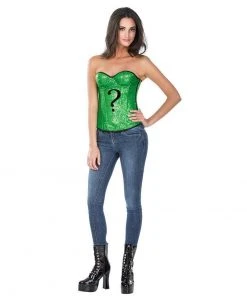 Rubie's The Riddler Sequin Corset For Adults - Warner Bros DC Comics