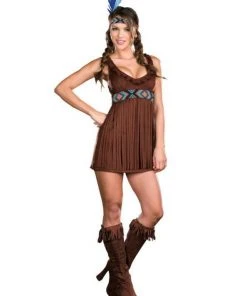 Dreamgirl Tribal Trouble Native American Costume For Adults