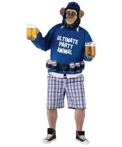 Fun World Ultimate Party Animal Plus Size Costume For Adults