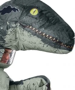 Rubie's Velociraptor 'Blue' Inflatable Costume For Adults - Universal Jurassic World
