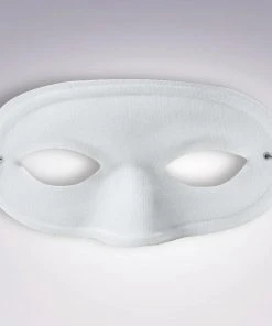 Forum Novelties White Silk Mask For Adults