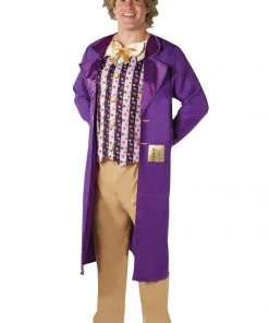 Rubie's Willy Wonka Deluxe Costume For Adults - Warner Bros Charlie And The Chocolate Factory