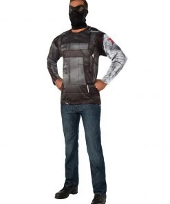 Rubie's Winter Soldier Costume Top And Mask Set For Adults - Marvel Avengers