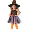 Rubie's Witch Purple & Orange Costume For Toddlers & Kids