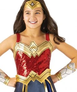 Rubie's Wonder Woman 1984 Premium Costume For Kids - Warner Bros WW1984 Movie