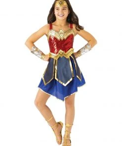Rubie's Wonder Woman 1984 Premium Costume For Kids - Warner Bros WW1984 Movie