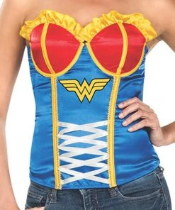 Rubie's Wonder Woman Corset For Adults - Warner Bros DC Comics