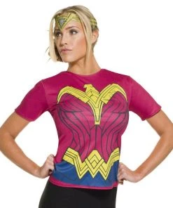 Rubie's Wonder Woman Costume Top For Adults - Warner Bros Dawn Of Justice