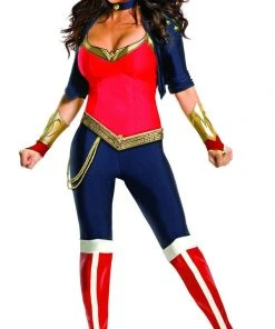 Rubie's Wonder Woman Deluxe Costume For Adults - Warner Bros DC Comics