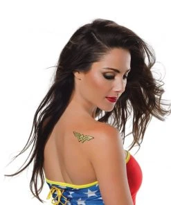 Rubie's Wonder Woman Glitter Tattoo - Warner Bros DC Comics
