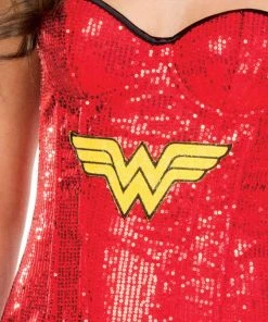 Rubie's Wonder Woman Sequin Corset For Adults - Warner Bros DC Comics