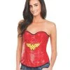 Rubie's Wonder Woman Sequin Corset For Adults - Warner Bros DC Comics 1 Rubie's Wonder Woman Sequin Corset For Adults - Warner Bros DC Comics