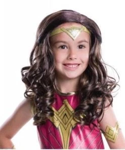 Rubie's Wonder Woman Wig For Kids - Warner Bros Justice League