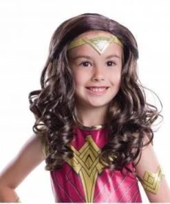 Rubie's Wonder Woman Wig For Kids - Warner Bros Justice League