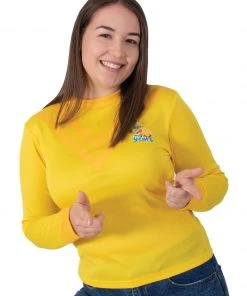Rubie's Yellow Emma Wiggle 30th Anniversary Top For Adults - The Wiggles