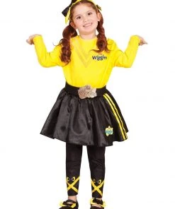 Rubie's Yellow Emma Wiggle Headband And Shoe Bow Set - The Wiggles Kids