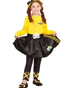 Rubie's Kids Yellow Emma Wiggle Pigtails With Bows - The Wiggles