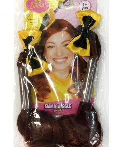 Rubie's Kids Yellow Emma Wiggle Pigtails With Bows - The Wiggles