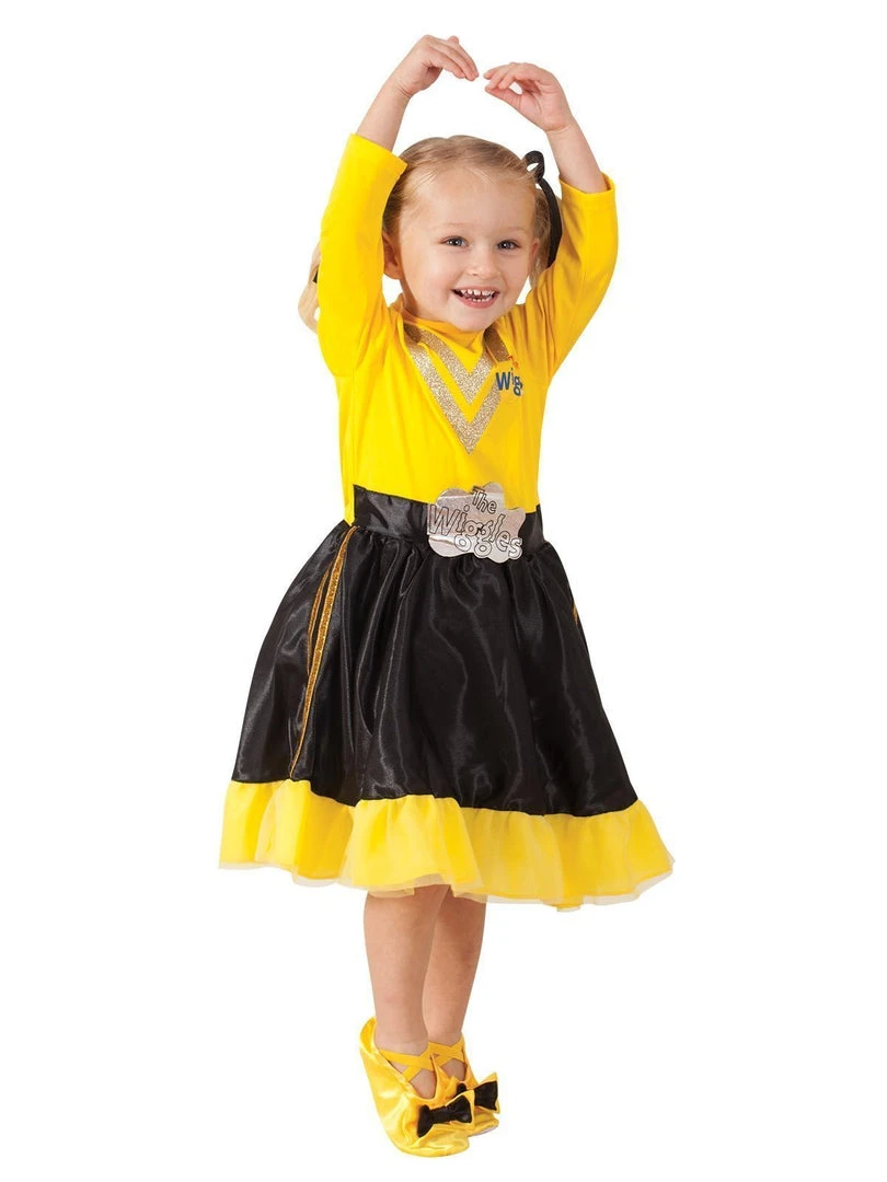 Rubie's Yellow Emma Wiggle Slippers - The Wiggles Kids 4 Rubie's Yellow Emma Wiggle Slippers - The Wiggles Kids