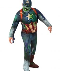 Rubie's Zombie Captain America Deluxe Costume For Teens - Marvel What If?