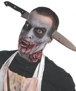 Rubie's Zombie Kitchen Knife Through Head Accessory